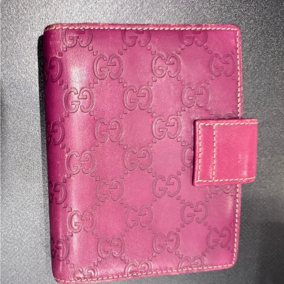 Gucci GG Monogram Leather Notebook Agenda - Picture 2 of 7